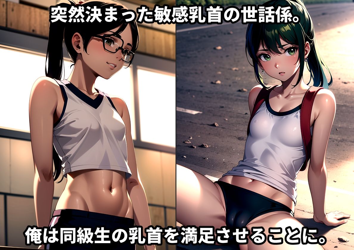 サンプル画像2:ある日俺は貧乳同級生の敏感乳首のお世話係に任命されて我慢できずにハメまくった話(kawaii創造) [d_373066]