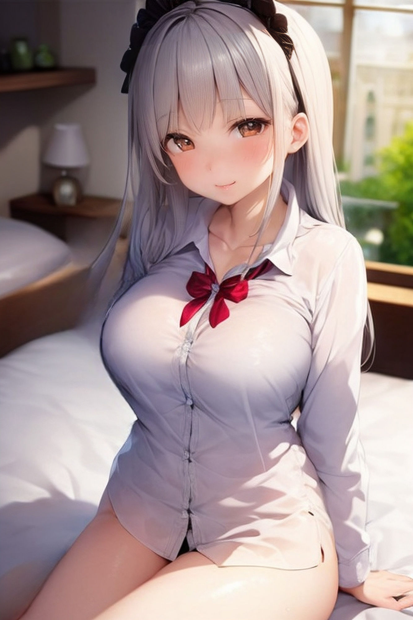 サンプル画像1:むっつりすけべ癒し系美女から何度も中〇しおねだり(もちまる) [d_373116]