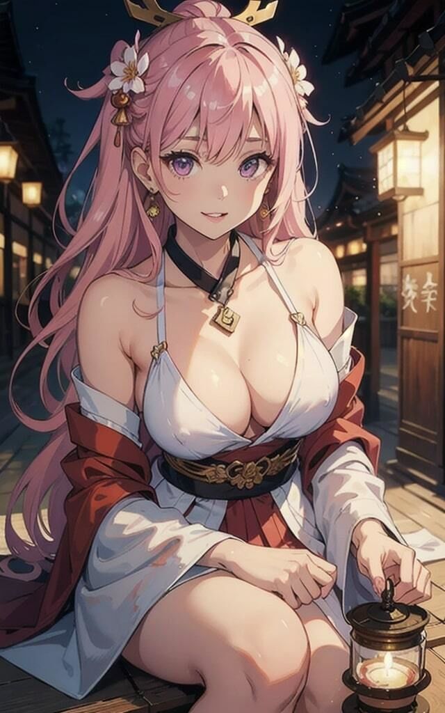 サンプル画像1:爆乳！巫女姉妹(わくわくAI組) [d_373202]