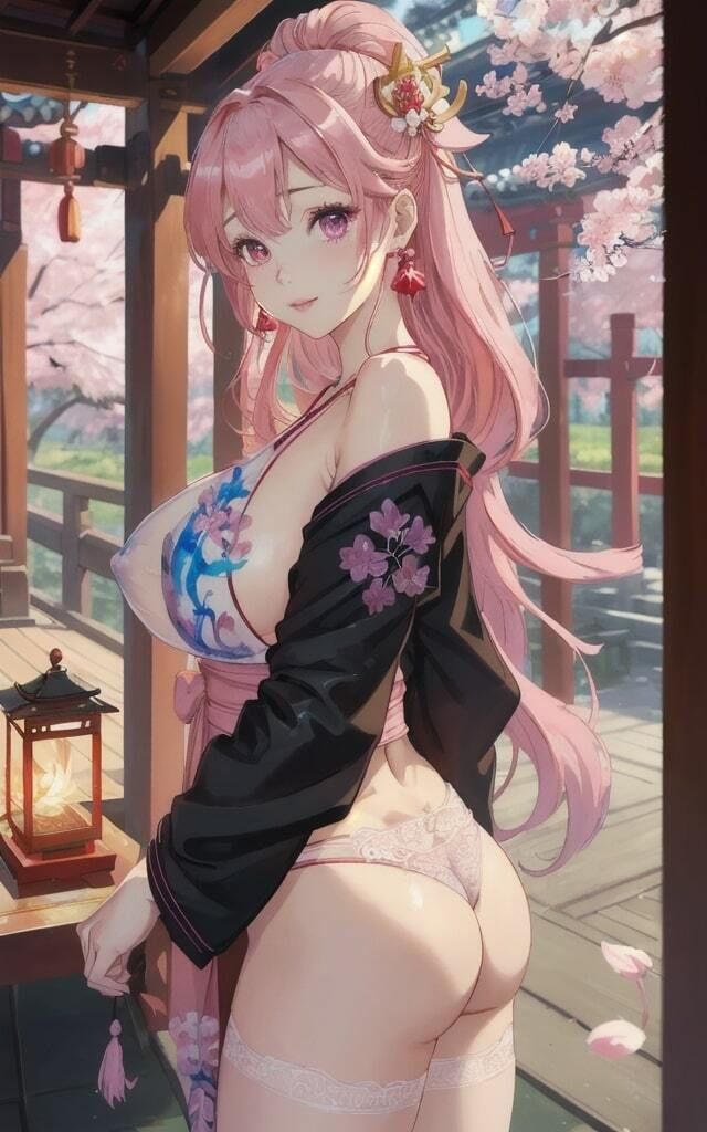 サンプル画像4:爆乳！巫女姉妹(わくわくAI組) [d_373202]