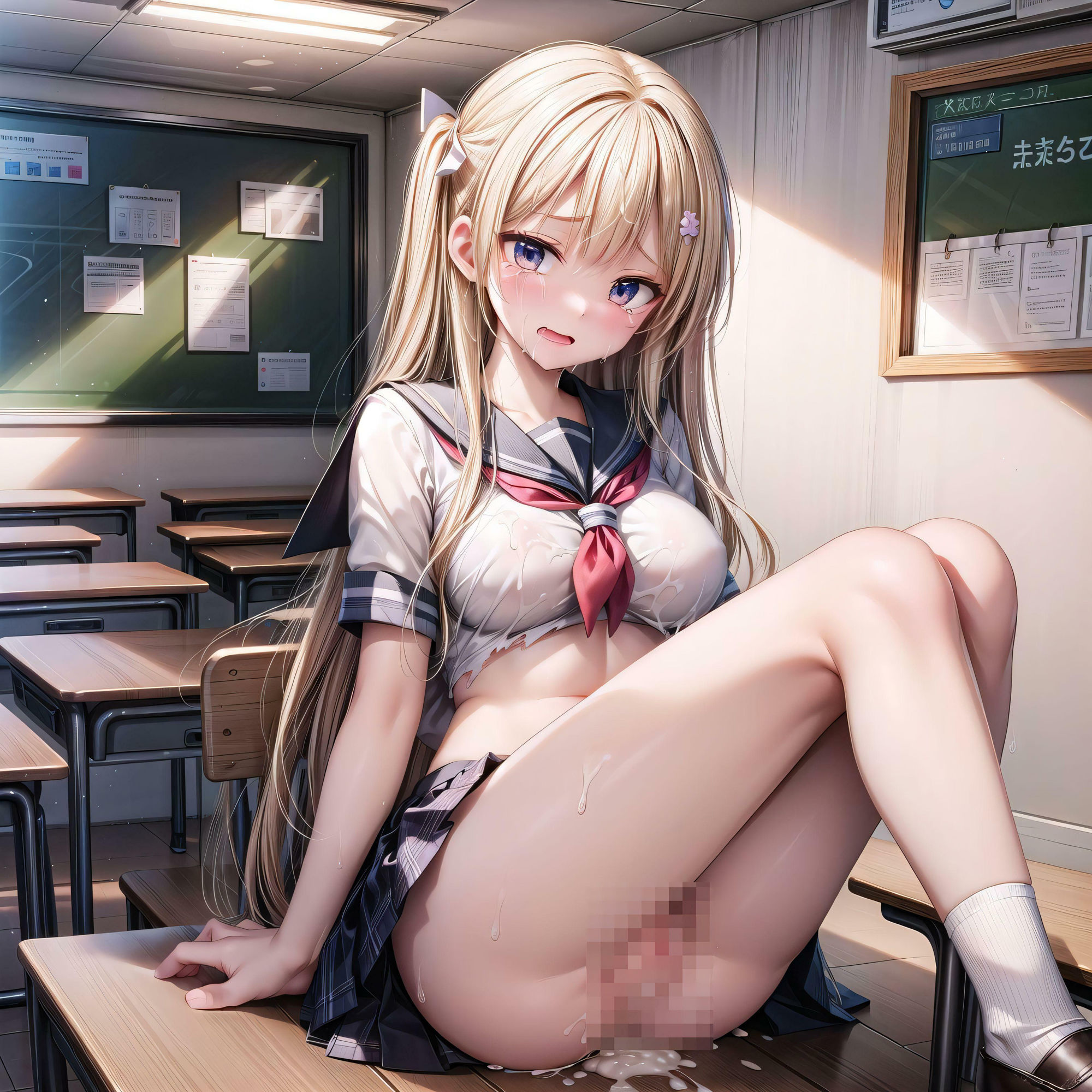 サンプル画像1:そのでかい脂肪の塊を白く染める(官能ラビリンス) [d_373297]