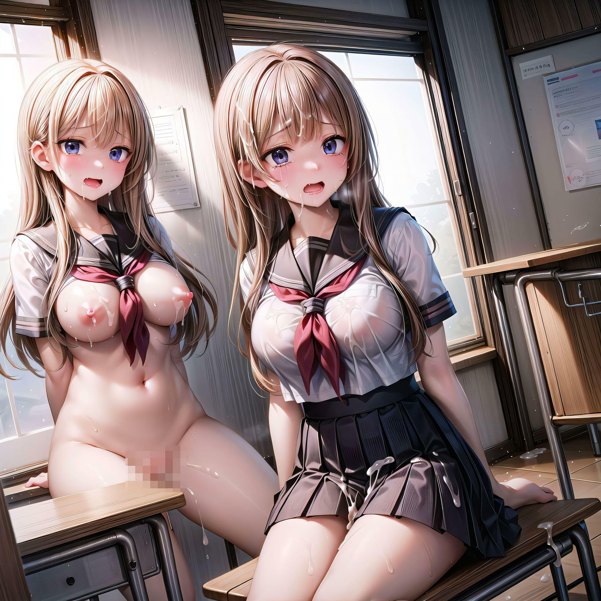 そのでかい脂肪の塊を白く染める
