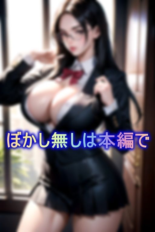 サンプル画像1:地味なメガネっ娘巨乳JKが友達の弟の童貞を狙う痴女だった(蟹江西) [d_373317]