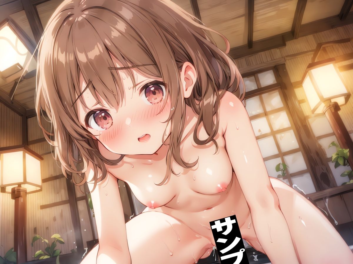 サンプル画像4:【4K高画質】温泉少女〜湯けむりと濡れた肌が紡ぐ、ロリと温かな交流〜(少女図鑑) [d_373359]