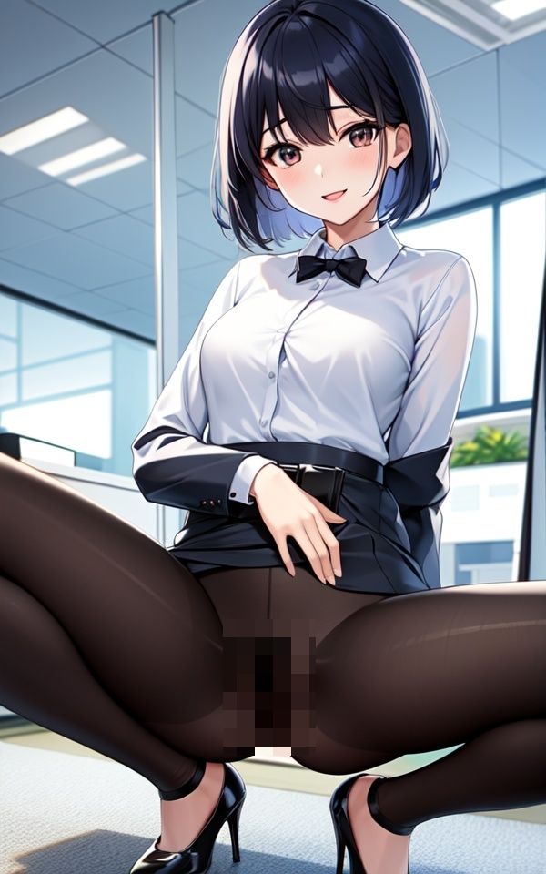 サンプル画像3:新入社員OLが性器見せつけ(美女コレクター) [d_373364]