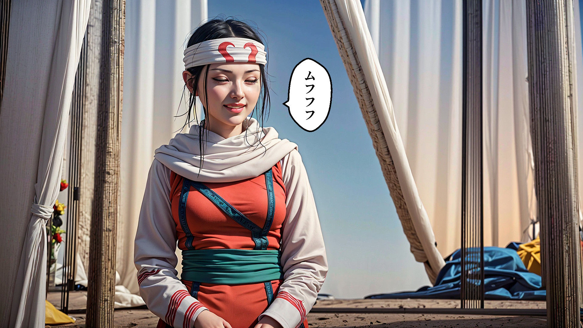 サンプル画像2:女軍師 決死のお色気作戦(コメットパンチ) [d_373375]