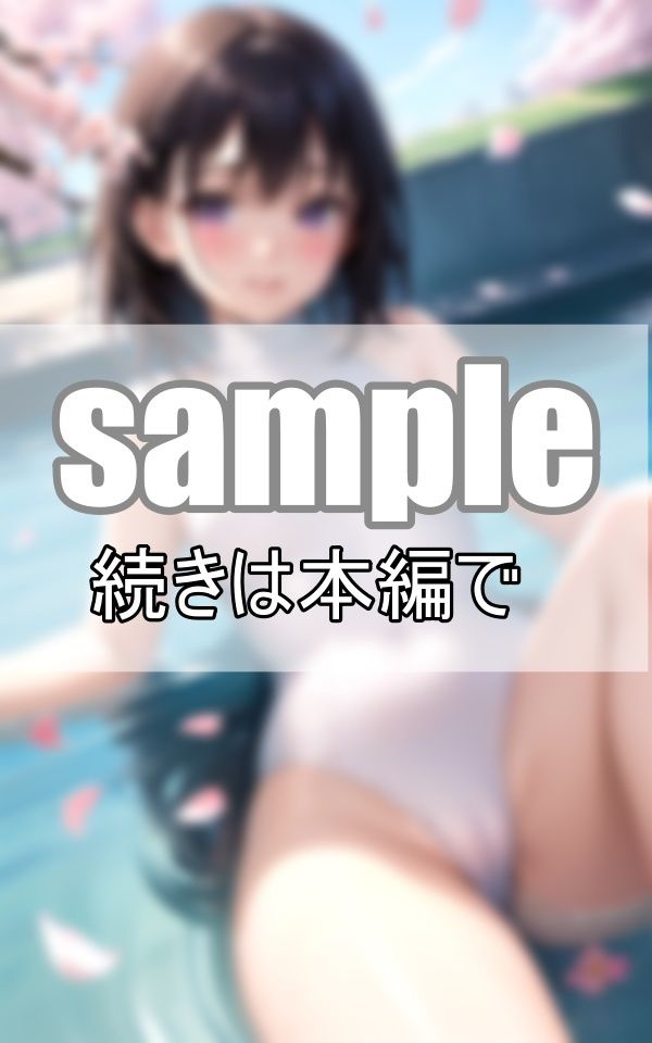 サンプル画像5:全男子が泣いた！お花見プールで学園のアイドルが待望の水着姿をお披露目！(高画質-LABO) [d_373389]