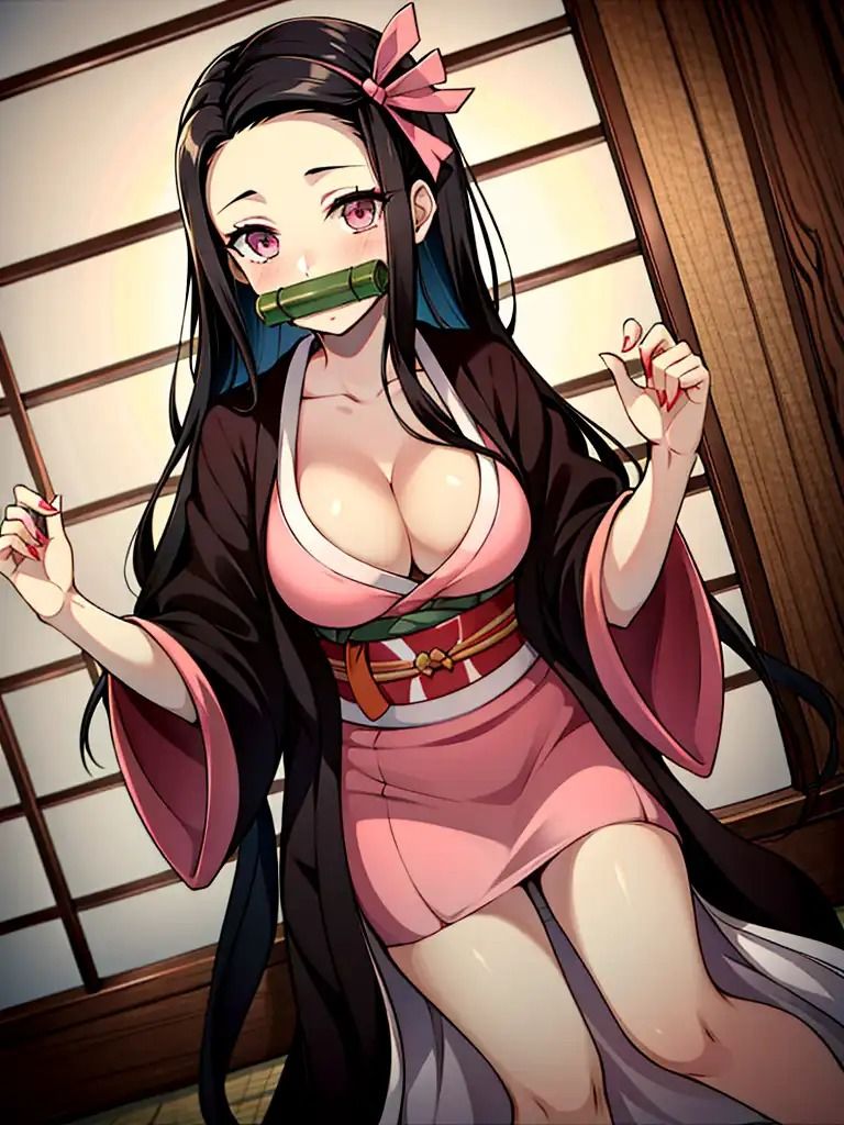 サンプル画像6:生ハメ玉砕 カナヲX禰豆子(シロウト商会) [d_373413]