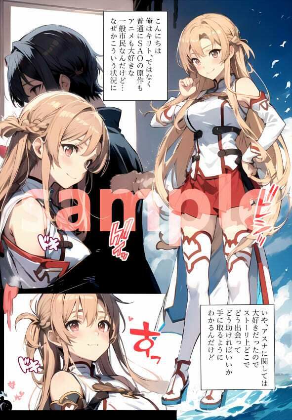 サンプル画像1:親愛のアスナ(sweet waffle) [d_373422]