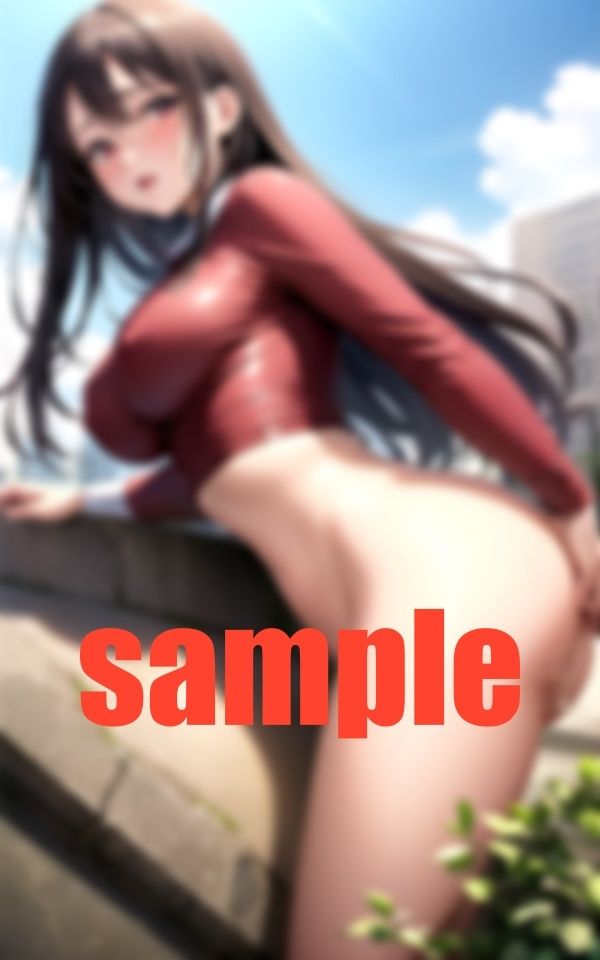 サンプル画像1:暑くてひとり水遊び(相思相AI) [d_373431]