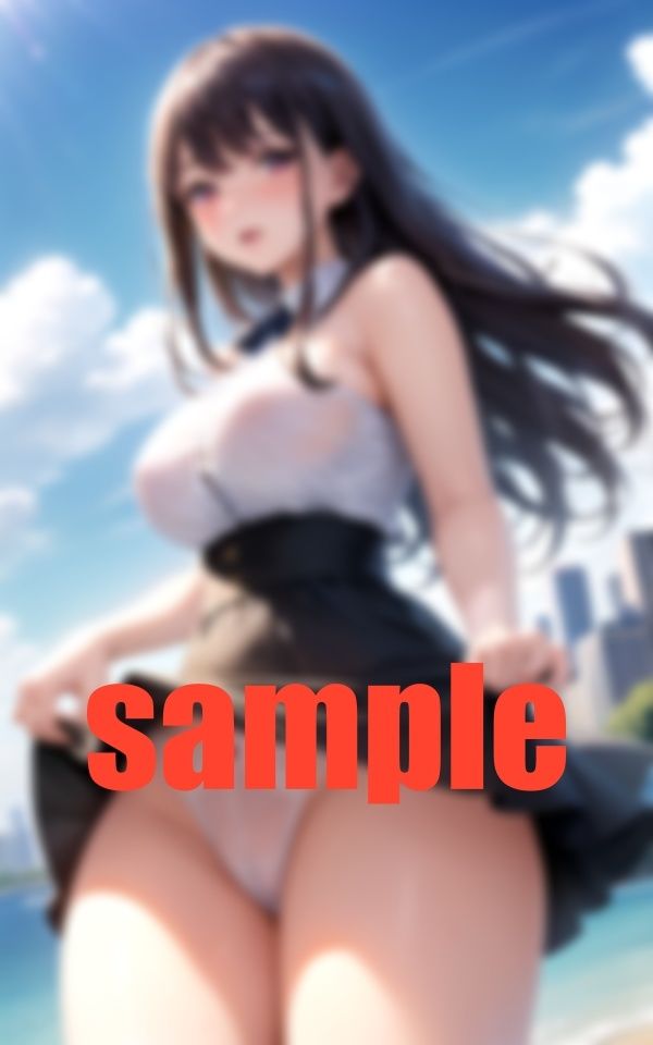 サンプル画像4:暑くてひとり水遊び(相思相AI) [d_373431]