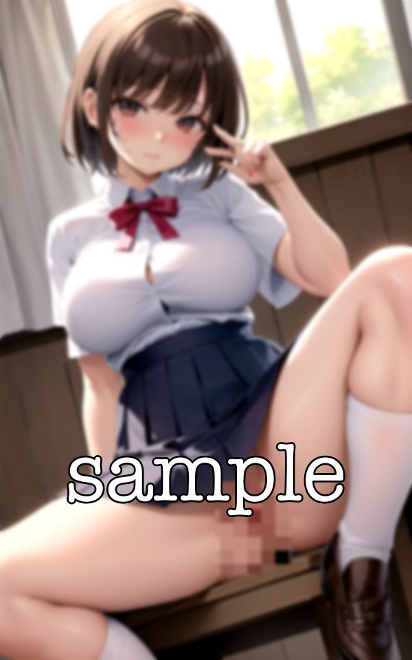 サンプル画像1:理科室のJKスペシャル！陸上部の先輩に呼び出しをされて仕方なく・・・えちえちパイパンのおまんこをくぱぁ(びじょずかん) [d_373436]