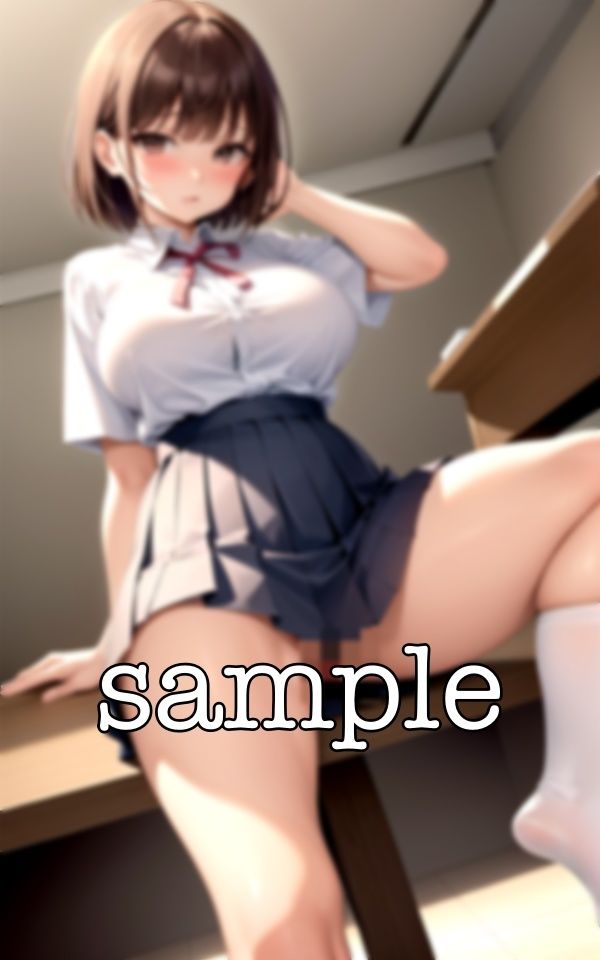 サンプル画像4:理科室のJKスペシャル！陸上部の先輩に呼び出しをされて仕方なく・・・えちえちパイパンのおまんこをくぱぁ(びじょずかん) [d_373436]