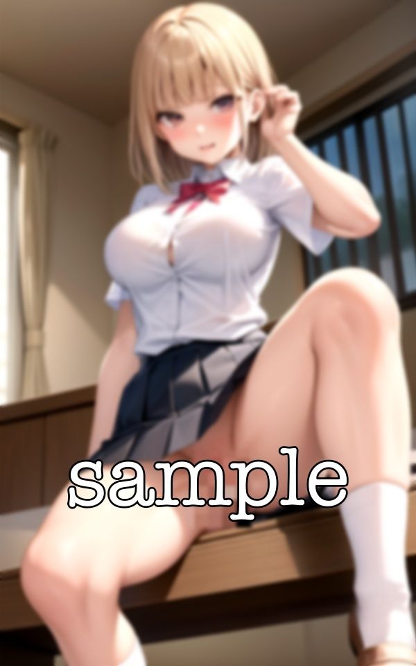 サンプル画像5:理科室のJKスペシャル！陸上部の先輩に呼び出しをされて仕方なく・・・えちえちパイパンのおまんこをくぱぁ(びじょずかん) [d_373436]