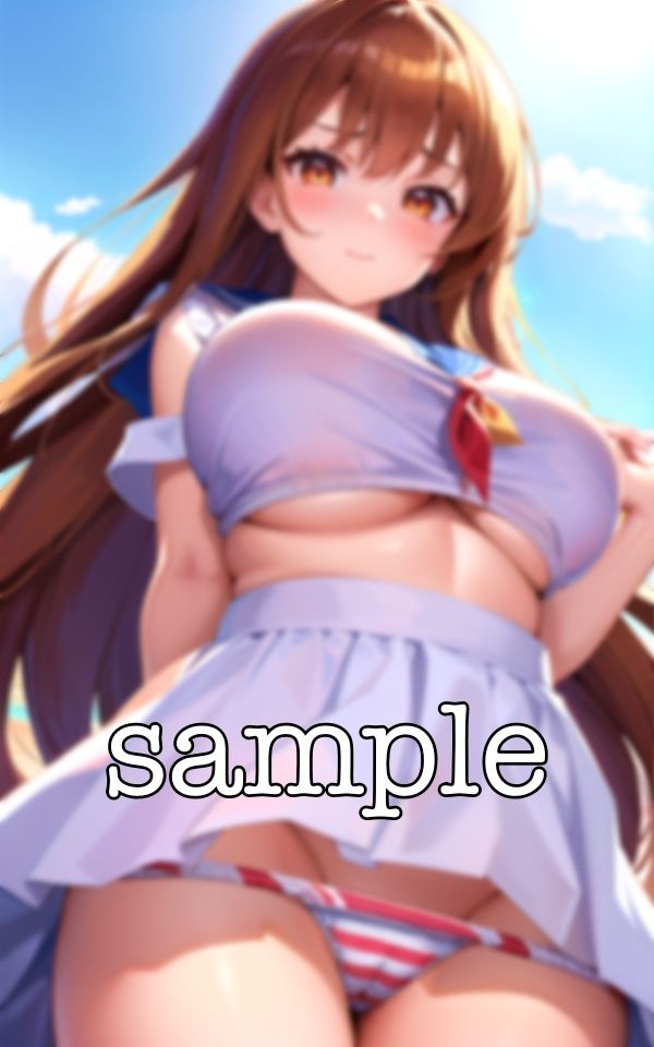 サンプル画像1:海の家で・・・暑い夏で海の家で店員さんを口説いたら成功したナンパえちえち物語(とぅいんくる) [d_373441]