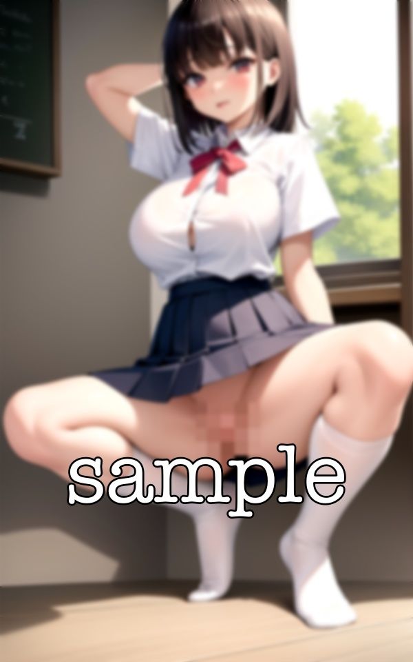 サンプル画像2:売春援交JK！身体だけは一流巨乳で借金返済のために援交・・・先生たち全員から2万円をもらう美少女(高級クラブ同人) [d_373445]