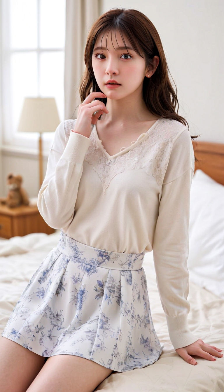 サンプル画像3:流出！芹澤 優ヘアヌード写真集:美女カタログ39(ゆるふわAI) [d_373508]