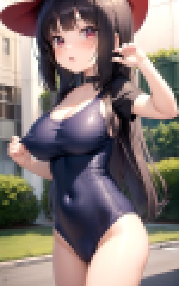 サンプル画像2:スク水コスプレ(センシャルシリコンストーリーズ) [d_373620]