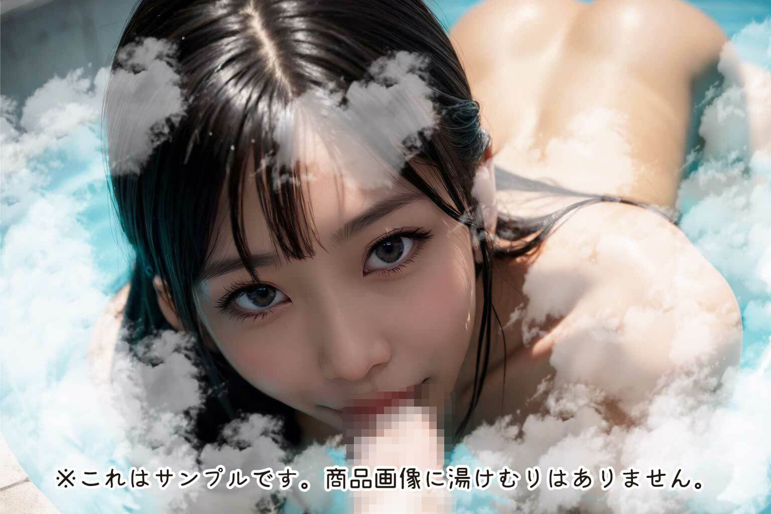 サンプル画像4:温泉女子会(もふもふうさぎ) [d_373773]