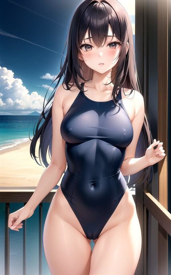 サンプル画像1:スク水特集 AI美女写真集(AIkuma) [d_373876]