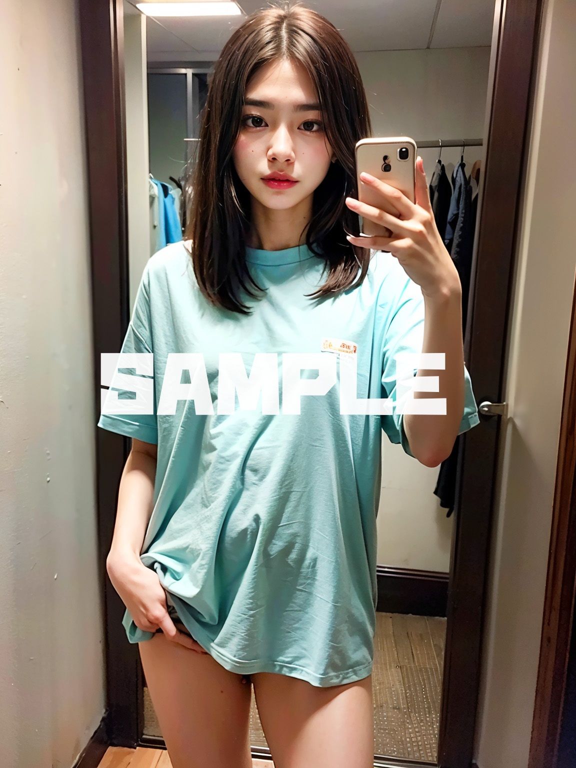 サンプル画像2:裏垢女子のドスケベアルバム(AI beauty Lab.) [d_373877]