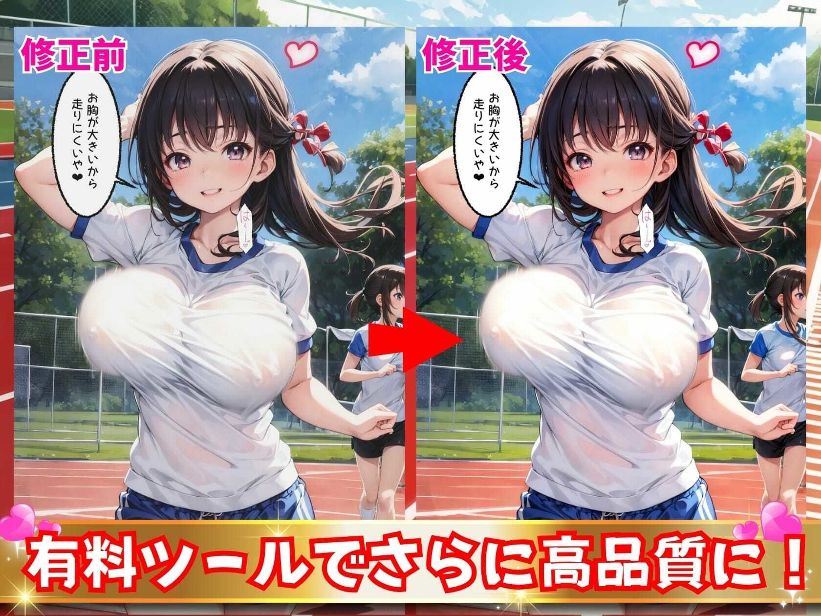 サンプル画像4:女子学園に新任教師としてやってきた僕そこはデカ乳巨乳学園だった！？【セリフ入り】(プリ尻マン開学園) [d_373896]