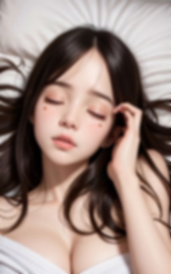 サンプル画像6:無防備に寝てる美人彼女のHな写真を撮影したまとめ集(リアルAI美女) [d_373914]