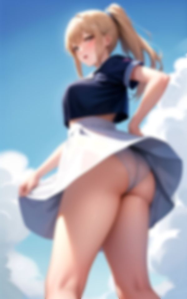 サンプル画像4:美尻を見せつけて誘惑してくる部活の先輩147枚(kawaii美女LABO) [d_373917]