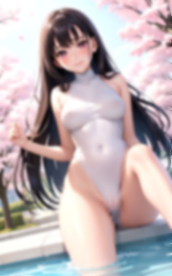 サンプル画像3:春のプールで僕を誘惑してくる水泳部のエッチな先輩(おやすみOLちゃん) [d_373918]