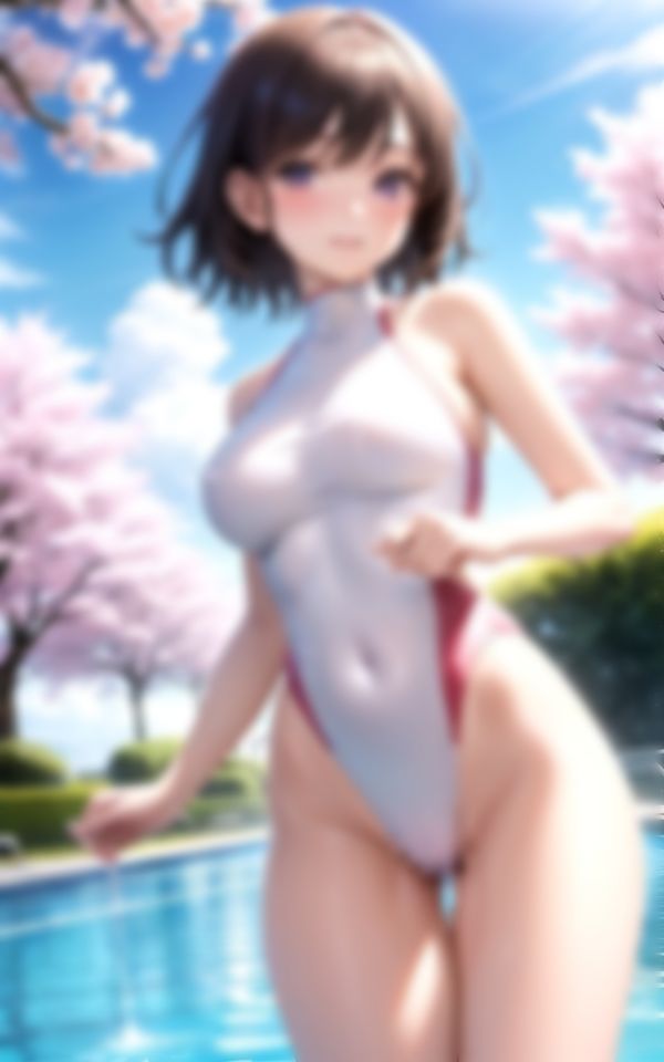 サンプル画像4:春のプールで僕を誘惑してくる水泳部のエッチな先輩(おやすみOLちゃん) [d_373918]