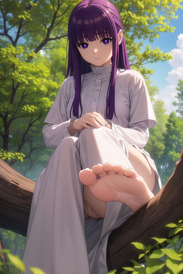 サンプル画像4:脱衣のフェルン(おニューラルネットワークス) [d_374019]