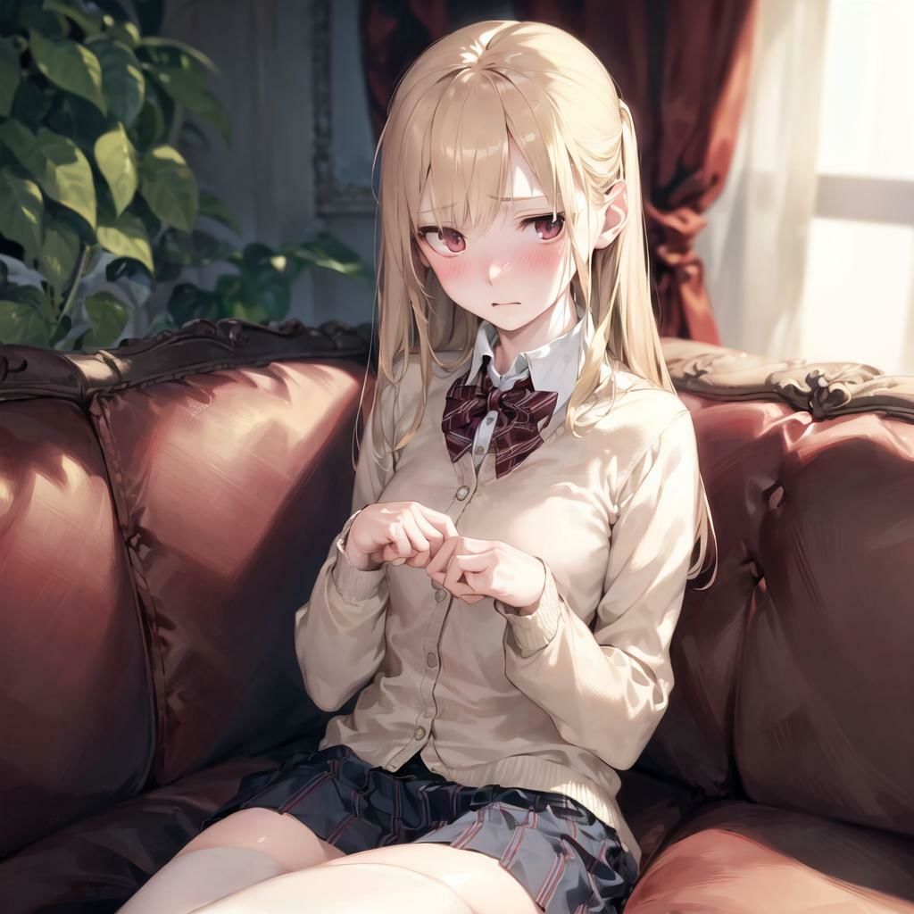 サンプル画像3:制服フェチ ソファとJK編(フェチ工房) [d_374058]