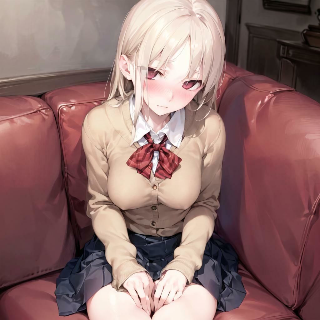 サンプル画像5:制服フェチ ソファとJK編(フェチ工房) [d_374058]