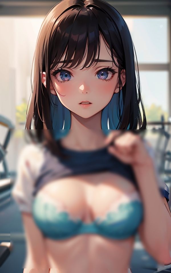 サンプル画像3:ジム通いのお姉さんはエロかった(淫乱魔導士) [d_374106]