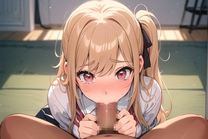 サンプル画像6:【はだかの幼馴染】 日常とは異なる風景が広がる教室 いつからこうなったんだろう・・ 君の湿ったYシャツが 色っぽいくて仕方がない ＃5(美女の親指) [d_374162]