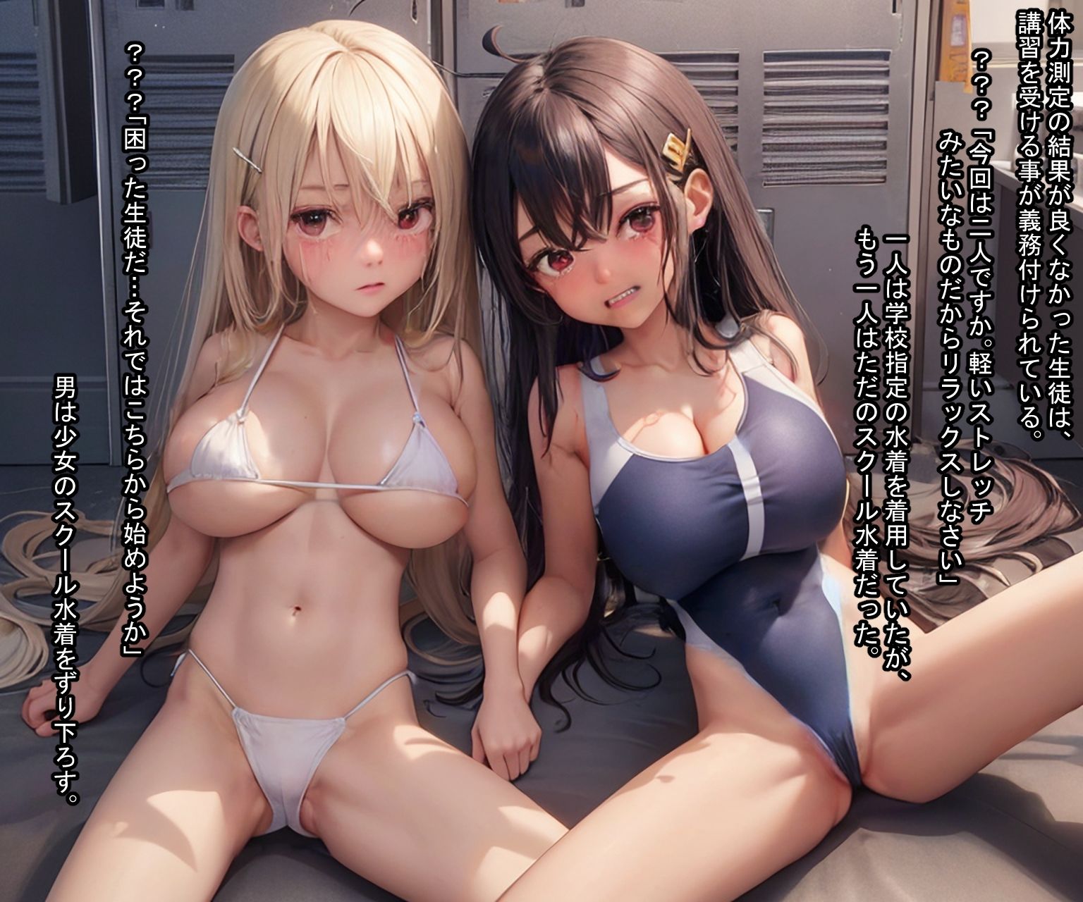 サンプル画像3:おっきぃー女学院(しろみず) [d_374197]