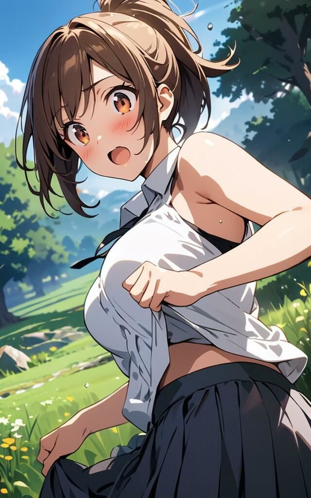 サンプル画像2:成長した可愛い幼馴染 我慢できずにどこでもやってしまった(AIR) [d_374210]