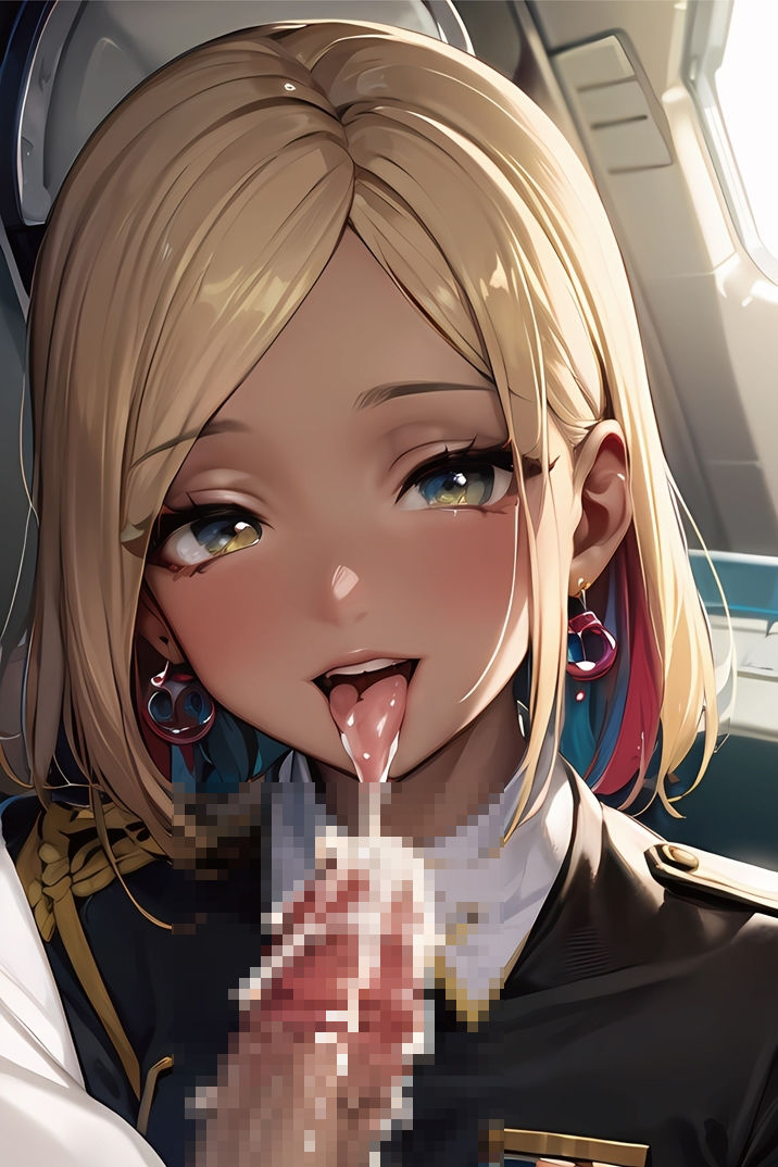 サンプル画像2:※枚数増量！【R18】MIX GIRLS 5 黒ギャル＆白ギャル航空、ご奉仕フライトへようこそ(Yuri – AI Creator) [d_374248]