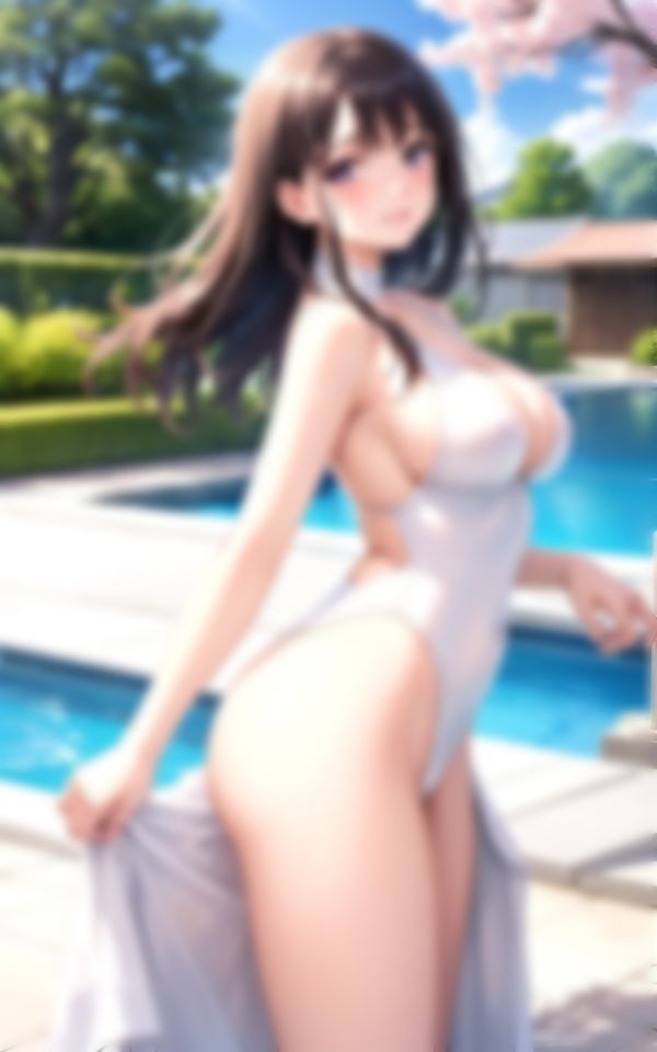 サンプル画像1:水泳部の新人部員はとってもエッチな巨乳美女(I LOVE AI) [d_374271]