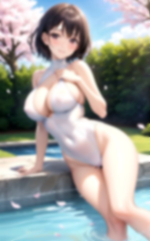 サンプル画像5:水泳部の新人部員はとってもエッチな巨乳美女(I LOVE AI) [d_374271]