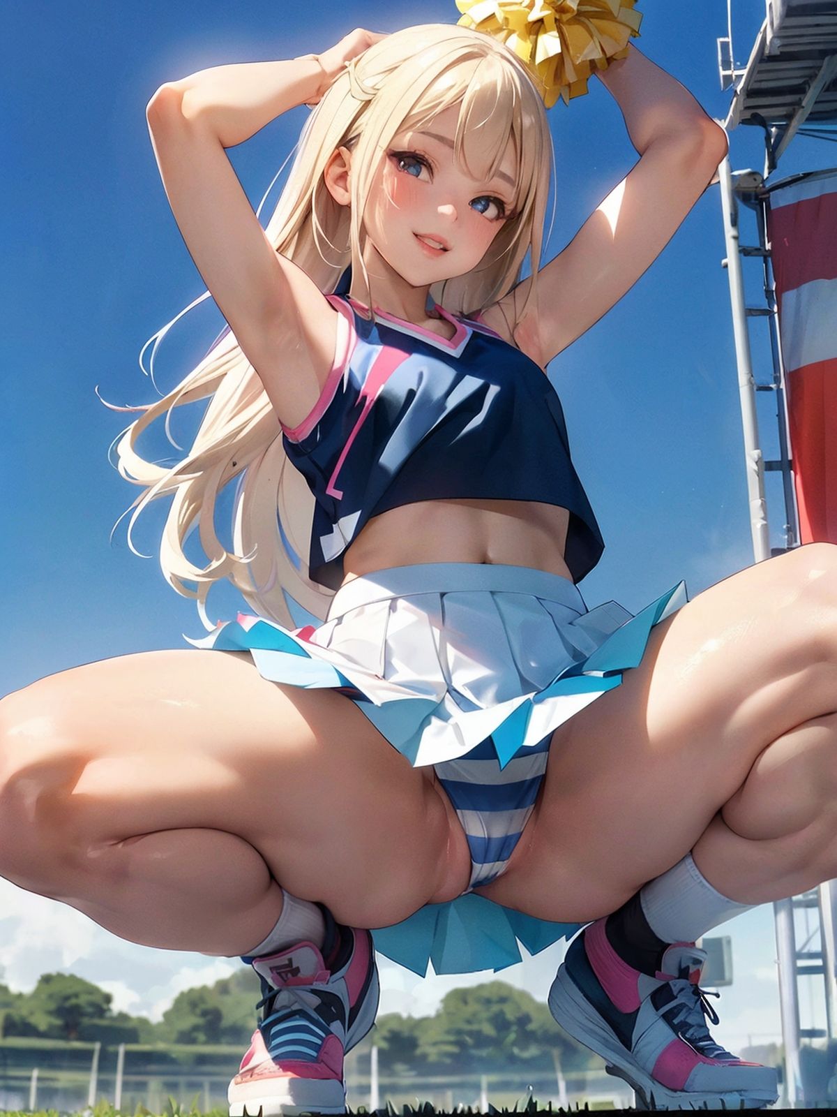 サンプル画像2:妄想アスリートNo.2 100％チアリーダー(257creater) [d_374376]