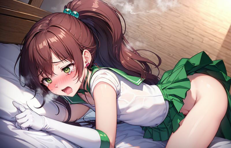 サンプル画像4:セーラー戦士のHな姿に興奮して、思わず手が息子へ(Animan) [d_374419]