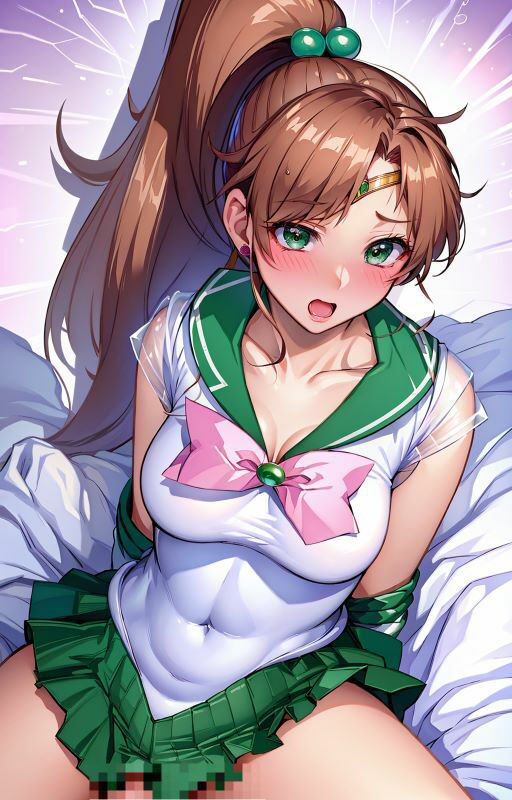 サンプル画像6:セーラー戦士のHな姿に興奮して、思わず手が息子へ(Animan) [d_374419]