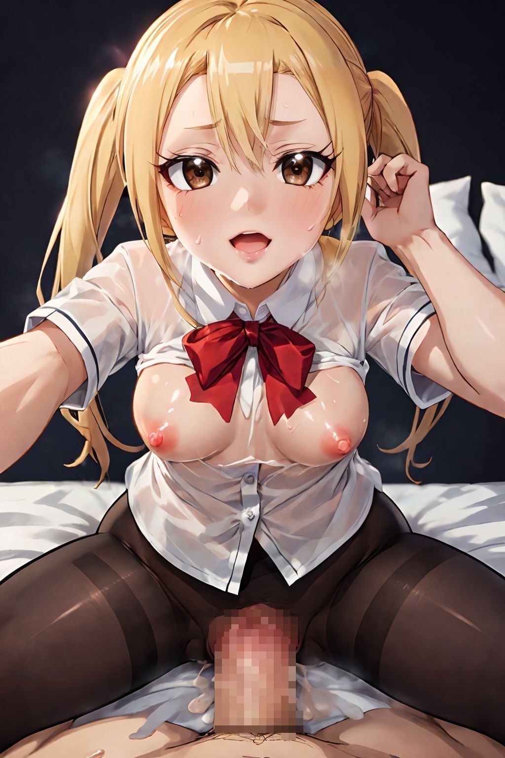 サンプル画像5:性徒会役員 荻◯スズ(飾られたプリン) [d_374462]