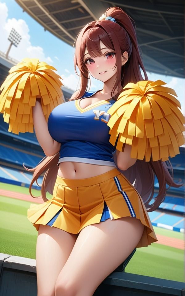 サンプル画像1:チアリーダーパラダイス Vol.1(美少女LABO) [d_374477]