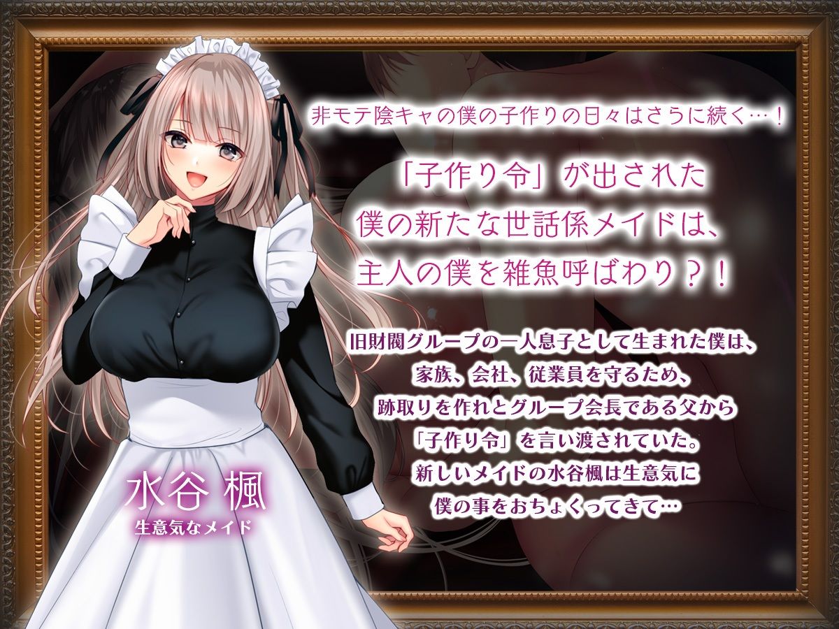 サンプル画像2:非モテでもメイドを孕ませたい！生意気メイド生イキ編(南浜屋) [d_374557]