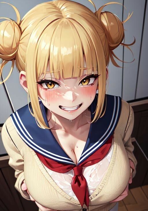 サンプル画像1:僕のヒーローアカデミ◯ トガヒミ◯みたいな女の子(縦軸と無花果) [d_374660]