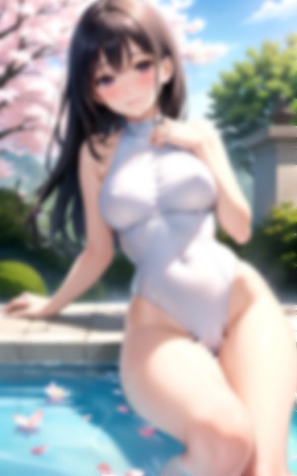 サンプル画像1:魅惑のスタイルで視線を一人占めする憧れの水泳部の先輩(えいあいレボ) [d_374777]