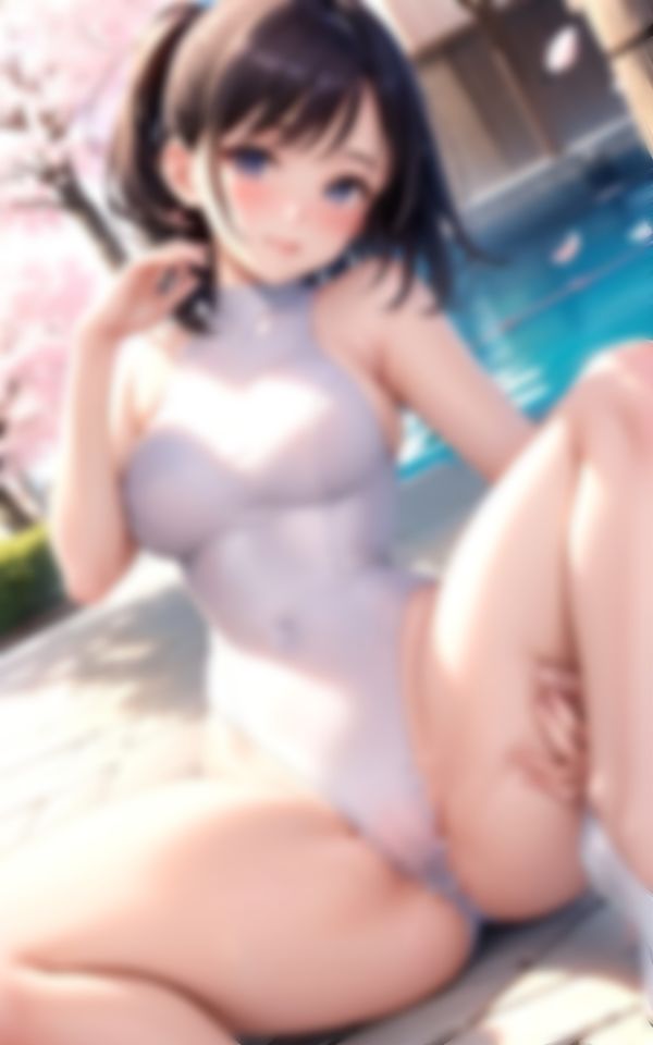 サンプル画像3:魅惑のスタイルで視線を一人占めする憧れの水泳部の先輩(えいあいレボ) [d_374777]