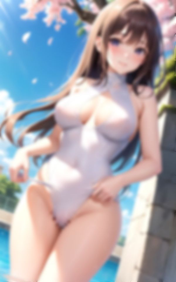 サンプル画像5:魅惑のスタイルで視線を一人占めする憧れの水泳部の先輩(えいあいレボ) [d_374777]